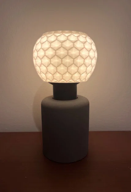 Chụp đèn IKEA RÅSEGEL dạng geodesic dome light - Image 2
