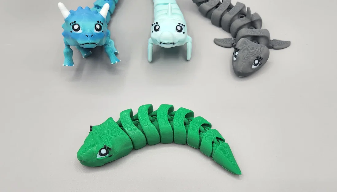 FLEXI FIDGET DESKTOP GUARDIAN - RẮN CUTE (CUTE SNAKE) - Image 2