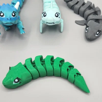 FLEXI FIDGET DESKTOP GUARDIAN - RẮN CUTE (CUTE SNAKE)