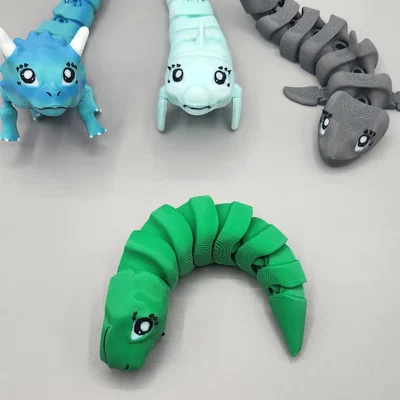 FLEXI FIDGET DESKTOP GUARDIAN - RẮN CUTE (CUTE SNAKE)