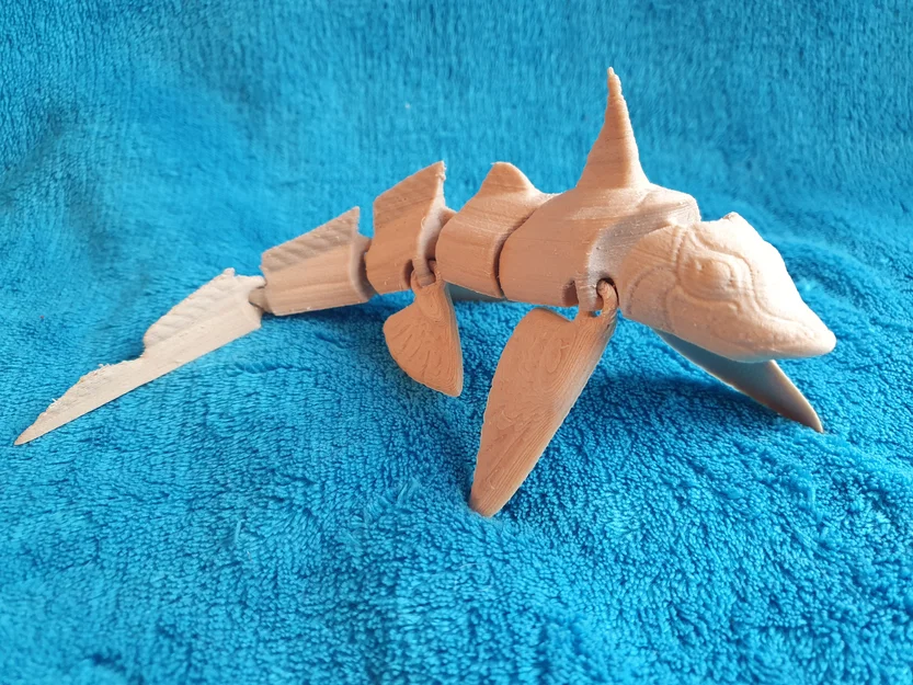 Cá Ghostshark Vực Sâu khớp nối (Articulated Abyssal Ghostshark) Print-in-Place - Image 1