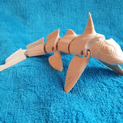 Cá Ghostshark Vực Sâu khớp nối (Articulated Abyssal Ghostshark) Print-in-Place