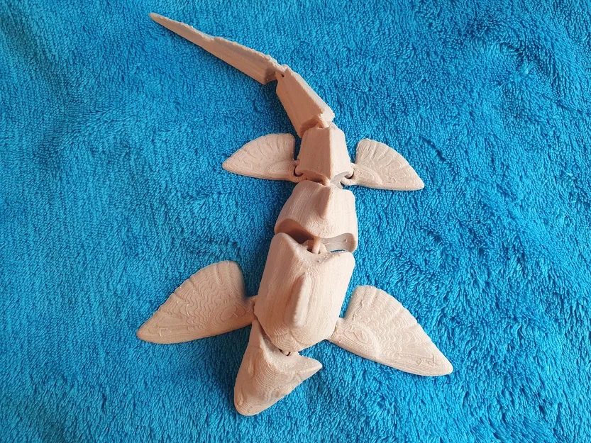 Cá Ghostshark Vực Sâu khớp nối (Articulated Abyssal Ghostshark) Print-in-Place - Image 2