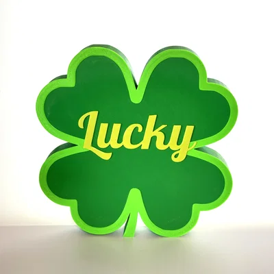 Mô hình trang trí Lucky Clover 3D - Cỏ bốn lá may mắn cho mọi nhà