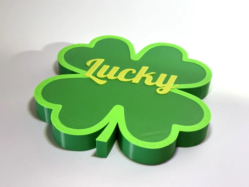 Mô hình trang trí Lucky Clover 3D - Cỏ bốn lá may mắn cho mọi nhà - Image 2