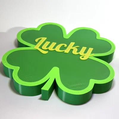 Mô hình trang trí Lucky Clover 3D - Cỏ bốn lá may mắn cho mọi nhà