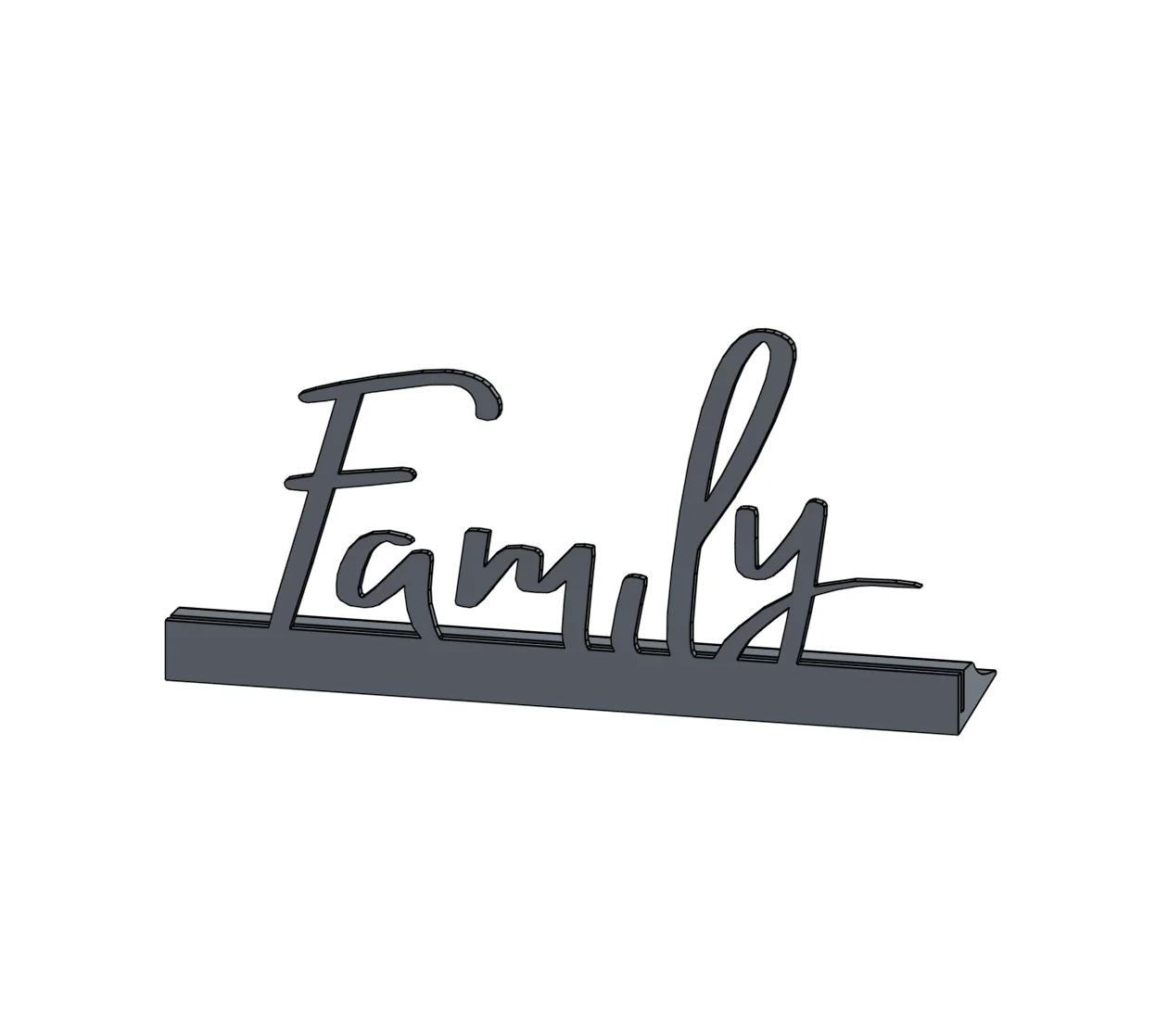 Chân đế ảnh để bàn chữ Family - Trang trí bàn làm việc cực… 1