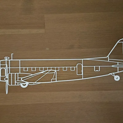 Mô hình treo tường Douglas DC3 C47 Skytrain - File in 3D độc đáo