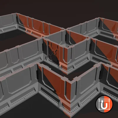 Địa hình tàu vũ trụ dạng mô-đun (Modular Space Ship Terrain)