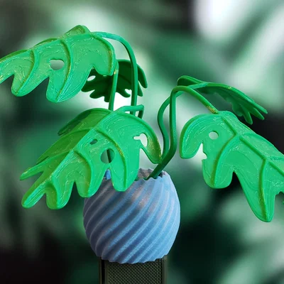 Cây Monstera Uốn Tạo Hình (Moldable Monstera Plant) - Kit In 3D