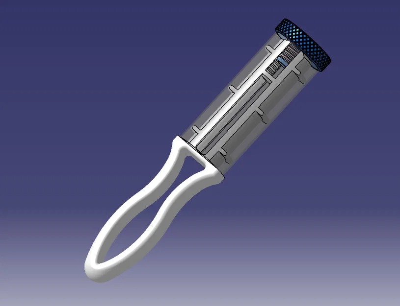 Tay cầm cây lăn bụi (Lint Roller Handle) thiết kế 3D bền đẹp - Image 1