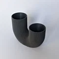 Chậu cây trang trí in 3D hiện đại hình chữ U - Thumbnail 3
