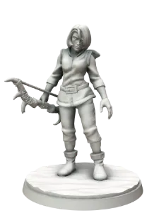 Mô hình nữ thợ săn Dungeons and Dragons cho game thủ in 3D - Image 1
