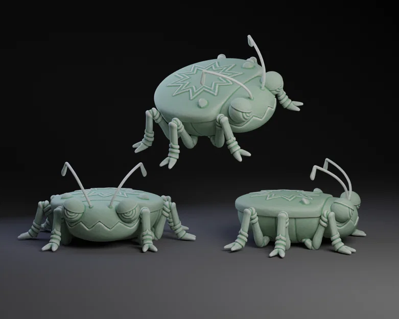 Mô hình 3D Mario Stink Bug Bomb độc đáo trang trí góc làm việc - Image 1