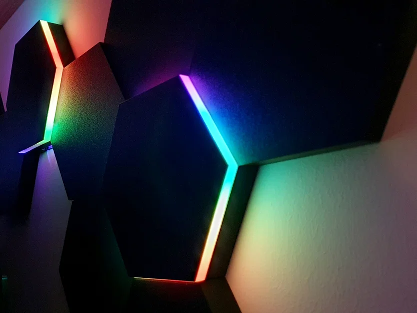 Hexatiles - Gạch tường lục giác LED (Hexagon LED Wall tiles) - Image 1