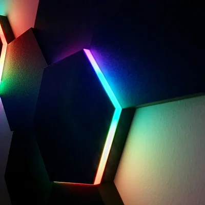 Hexatiles - Gạch tường lục giác LED (Hexagon LED Wall tiles)