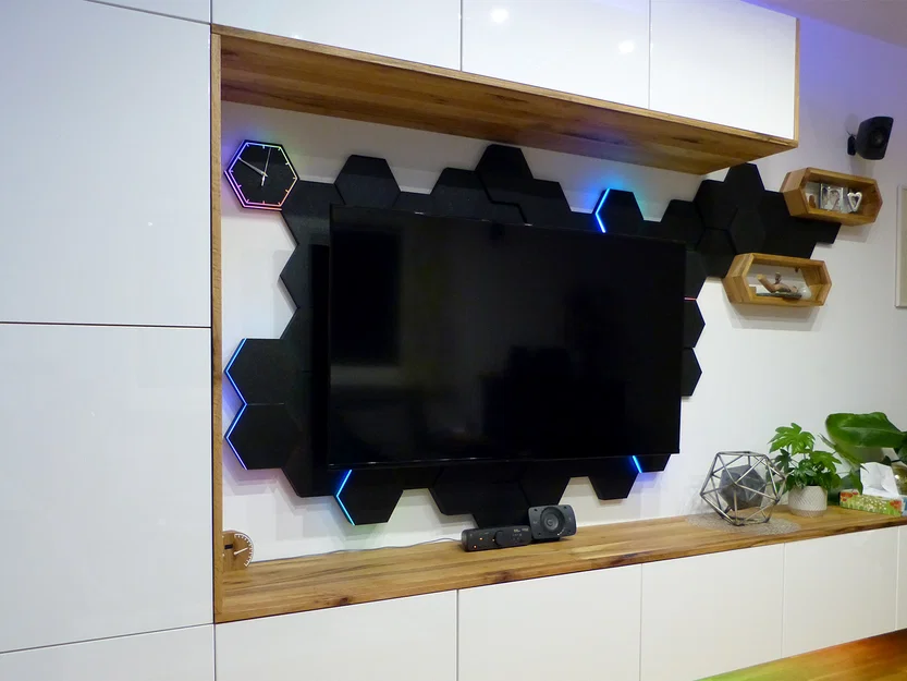 Hexatiles - Gạch tường lục giác LED (Hexagon LED Wall tiles) - Image 3