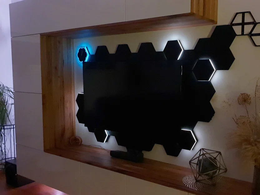 Hexatiles - Gạch tường lục giác LED (Hexagon LED Wall tiles) - Image 6