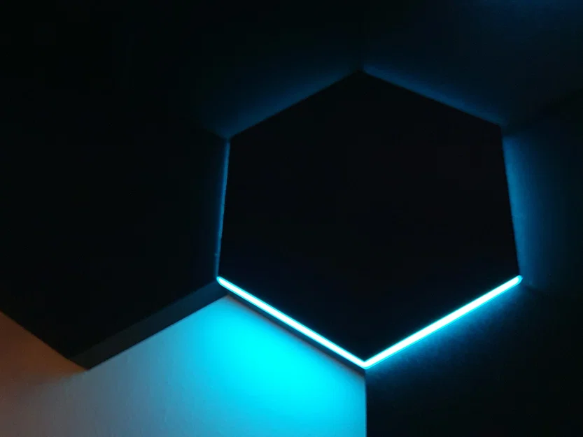 Hexatiles - Gạch tường lục giác LED (Hexagon LED Wall tiles) - Image 7