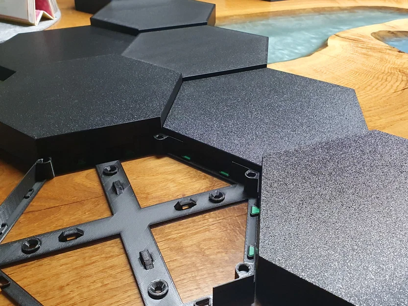 Hexatiles - Gạch tường lục giác LED (Hexagon LED Wall tiles) - Image 10
