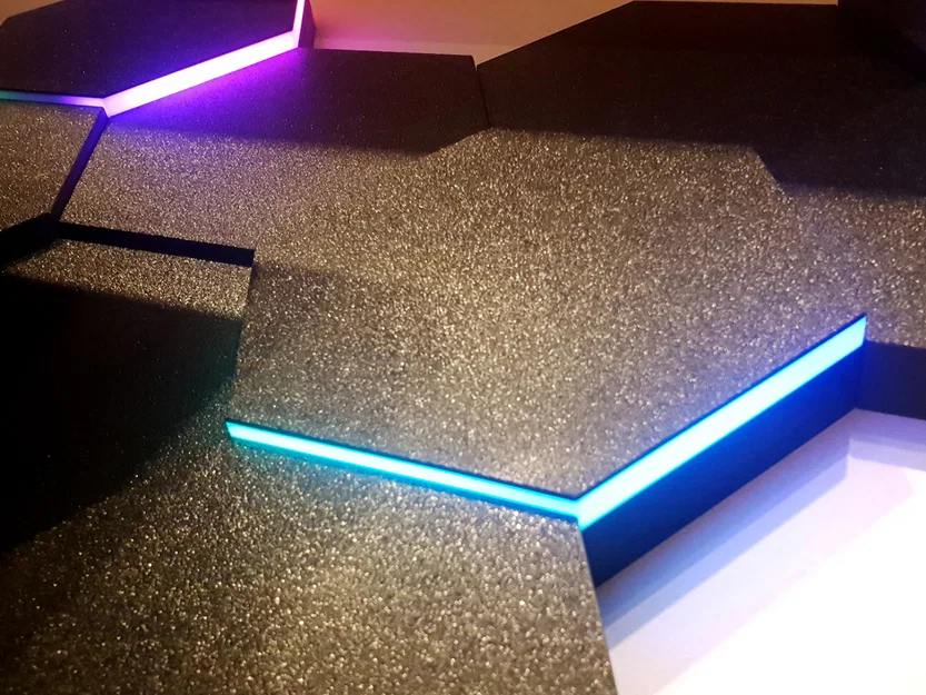 Hexatiles - Gạch tường lục giác LED (Hexagon LED Wall tiles) - Image 13