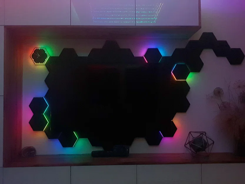 Hexatiles - Gạch tường lục giác LED (Hexagon LED Wall tiles) - Image 16