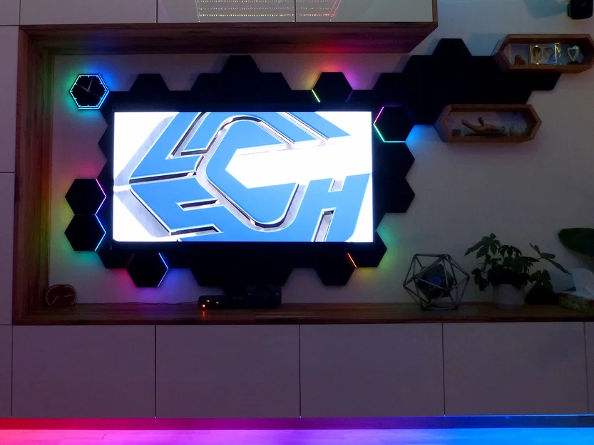 Hexatiles - Gạch tường lục giác LED (Hexagon LED Wall tiles) - Image 18
