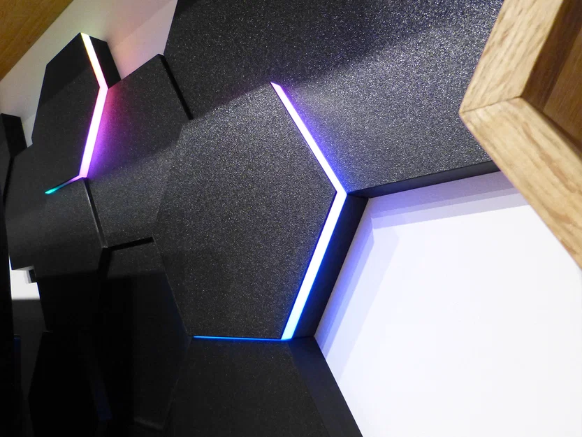 Hexatiles - Gạch tường lục giác LED (Hexagon LED Wall tiles) - Image 19