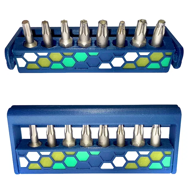 Print in Place Bit Box – Hộp đựng bit in liền khối gập gọn - Image 1
