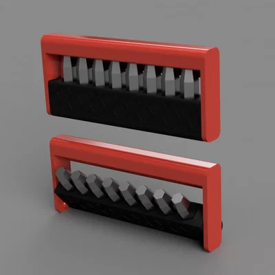 Print in Place Bit Box – Hộp đựng bit in liền khối gập gọn