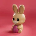 Easter Bunny Binky – Chú thỏ ôm trứng Phục Sinh (3D Model) - Thumbnail 1