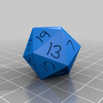 D20 - Đánh số cân bằng, dễ đọc, dễ in!