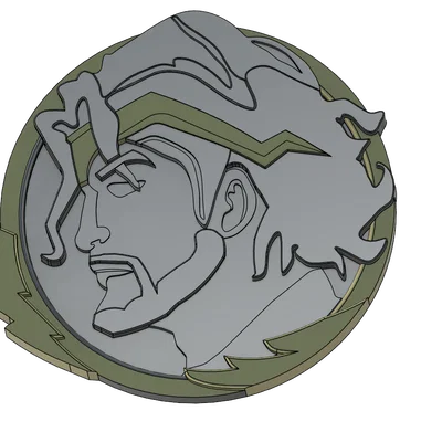 Mô hình 3D Huy chương Zeus (Fortnite Zeus Medallion) độc đáo