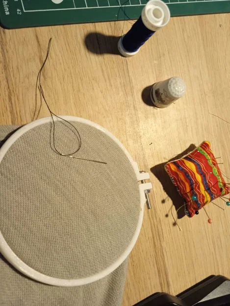 Khung thêu cầm tay in 3D (Embroidery Hoop) tiện lợi cho mọi loại vải - Image 2