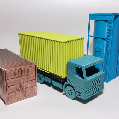 Module chở Container Print-in-Place (Modular Truck)