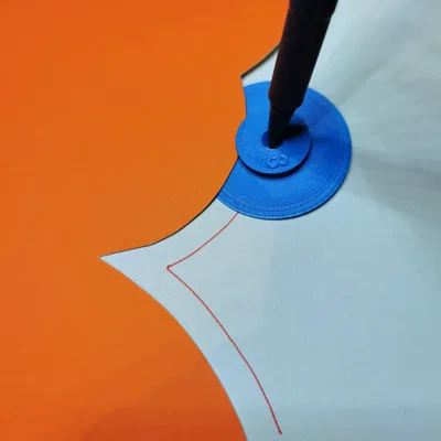 Bộ dụng cụ đánh dấu đường may (Seam Allowance Tools) 3D in