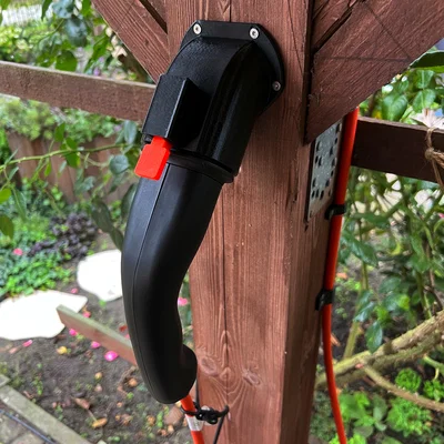 Giá treo đầu sạc xe điện Type 2 (EV) gắn tường