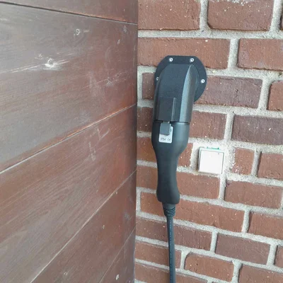 Giá đỡ đầu sạc xe điện Type 2 (Type 2 EV charging holder)
