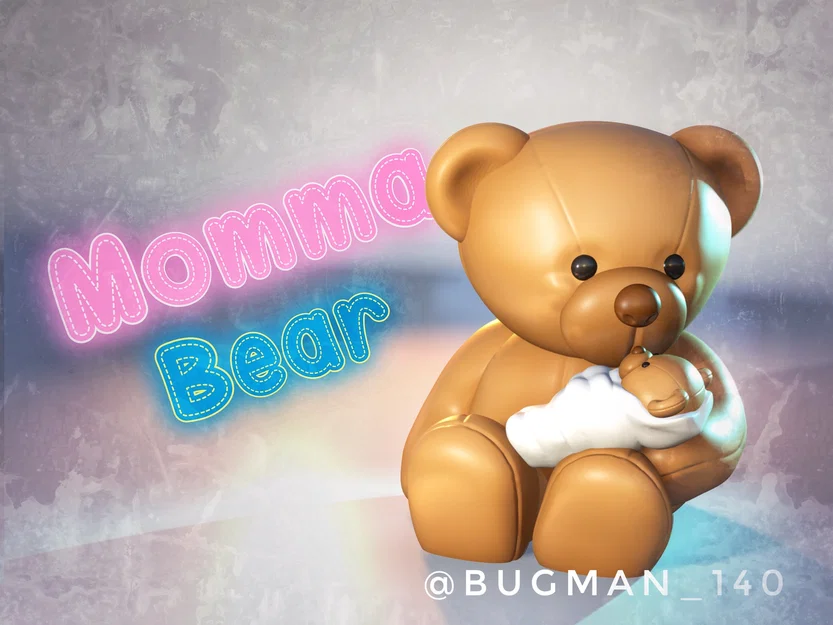 Momma Bear – Gấu Mẹ Dễ Thương - Image 1