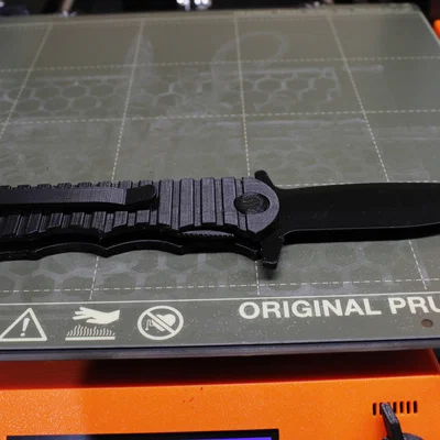 Dao gấp bỏ túi in 3D siêu thật (Realistic fully 3D printable pocket knife)