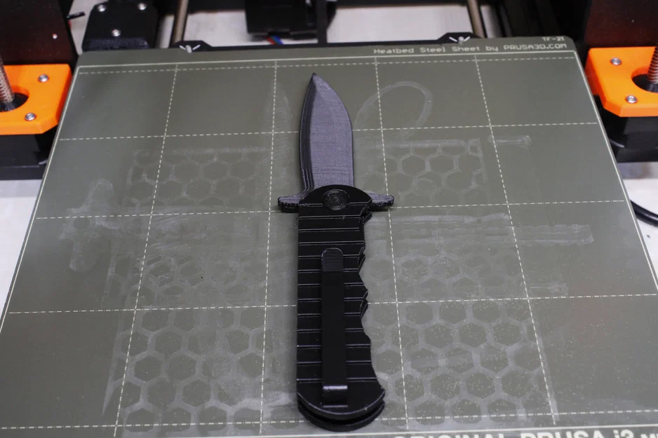 Dao gấp bỏ túi in 3D siêu thật (Realistic fully 3D printable pocket knife) - Image 3