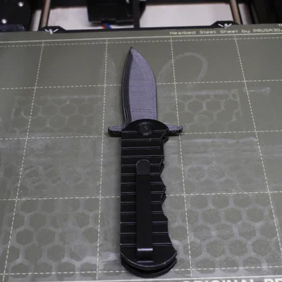 Dao gấp bỏ túi in 3D siêu thật (Realistic fully 3D printable pocket knife)