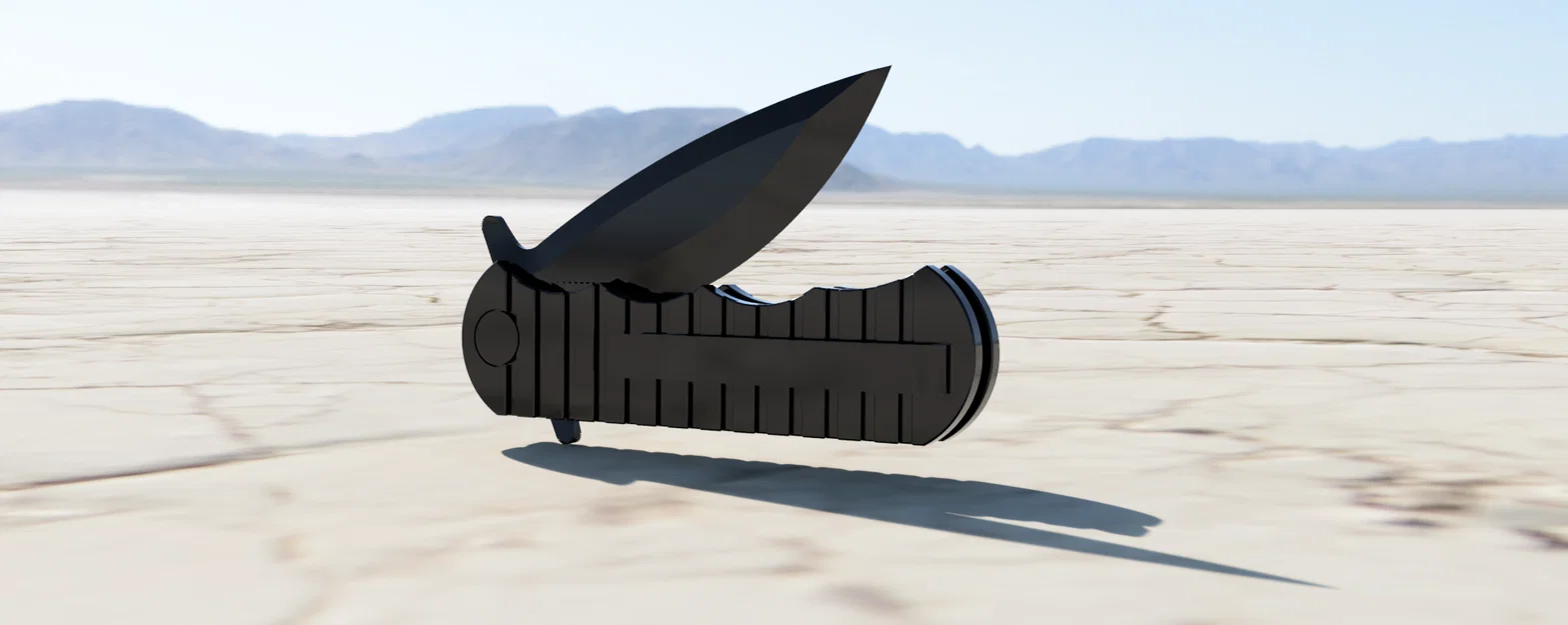 Dao gấp bỏ túi in 3D siêu thật (Realistic fully 3D printable pocket knife) - Image 4