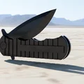 Dao gấp bỏ túi in 3D siêu thật (Realistic fully 3D printable pocket knife) - Thumbnail 4