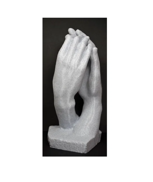 Mô hình 3D Tượng điêu khắc đôi bàn tay tình nhân nghệ thuật - Image 1