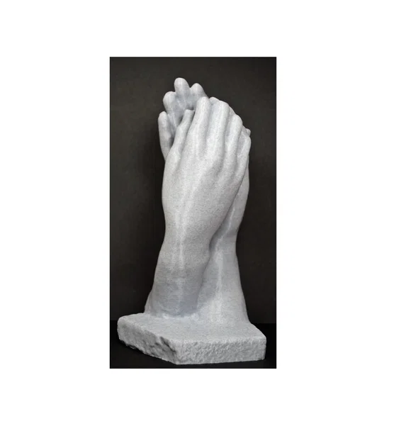 Mô hình 3D Tượng điêu khắc đôi bàn tay tình nhân nghệ thuật - Image 2