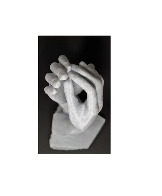 Mô hình 3D Tượng điêu khắc đôi bàn tay tình nhân nghệ thuật - Image 6