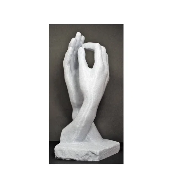 Mô hình 3D Tượng điêu khắc đôi bàn tay tình nhân nghệ thuật - Image 12