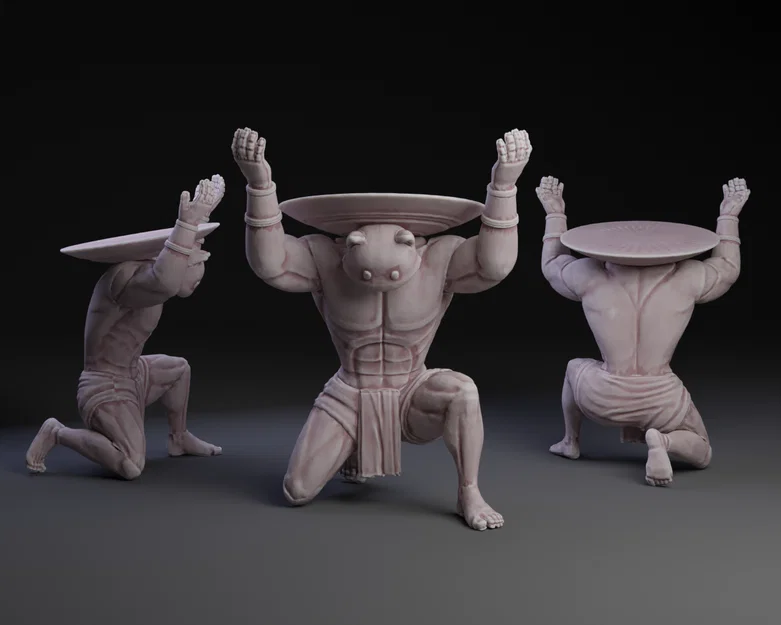 Mô hình 3D Meowscles Fortnite phong cách Atlas đỡ đĩa ấn tượng - Image 1