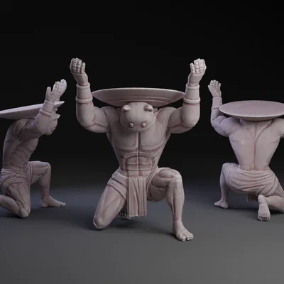 Mô hình 3D Meowscles Fortnite phong cách Atlas đỡ đĩa ấn tượng